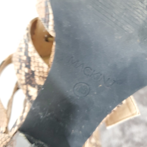 Mackin J Python Pointed toed caged booties. Size 8.5 - Picture 9 of 13